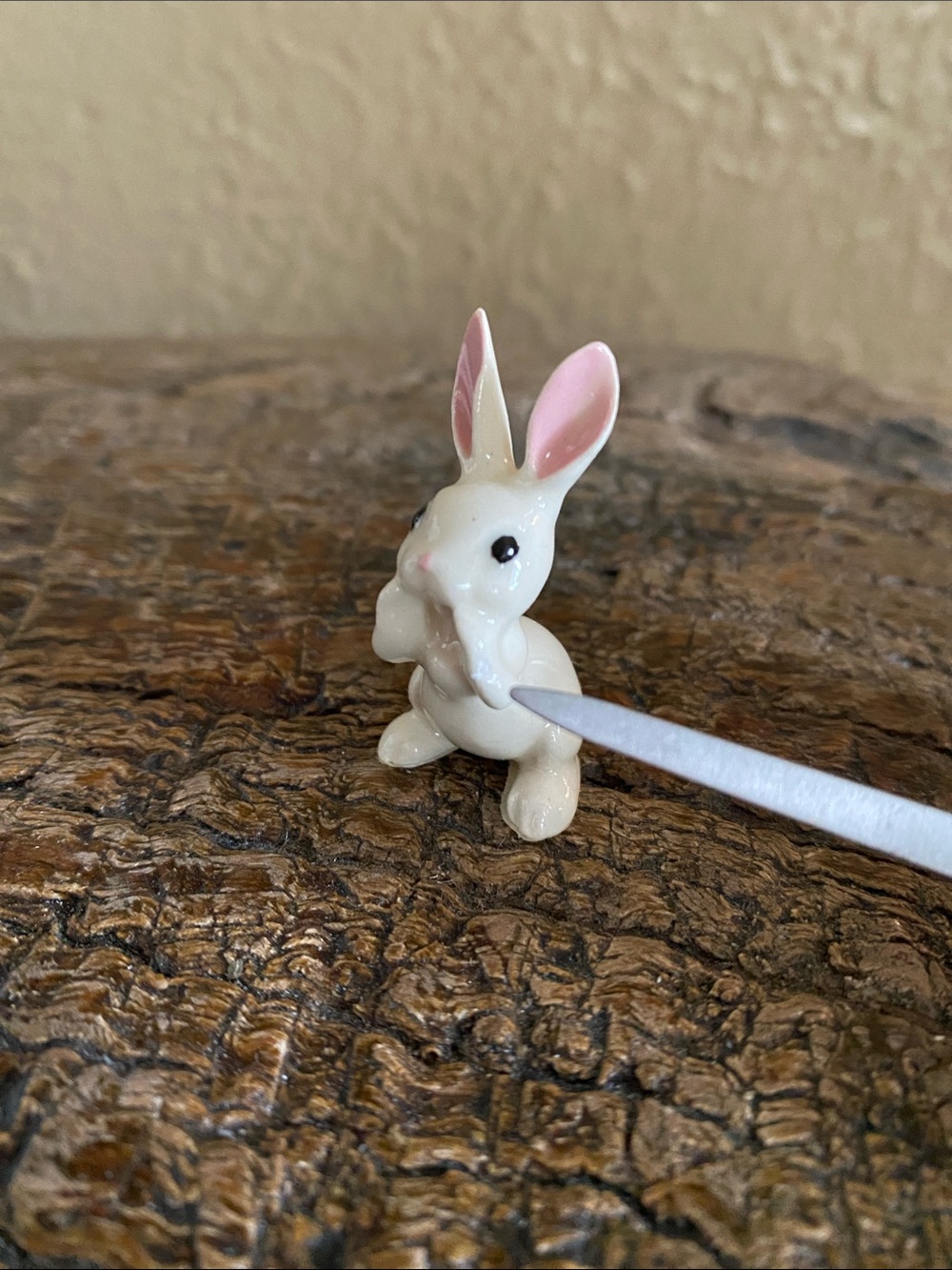 🐇Vintage🐇Hagen Renaker Ceramic Baby Bunny Rabbit Figurine - Picture 7 of 9